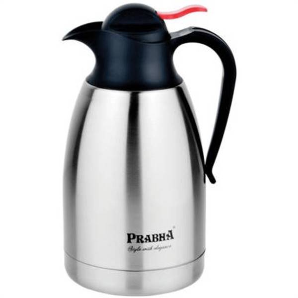 PRABHA Tea Coffee Flask (Silver Steel)